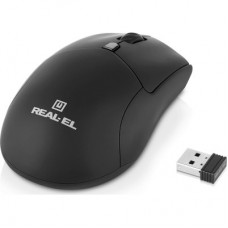 Мышка REAL-EL RM-460W Wireless/Bluetooth Black (EL123200048) - Фото