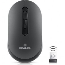Мышка REAL-EL RM-470W Wireless/Bluetooth Dark Gray (EL123200049) - Фото