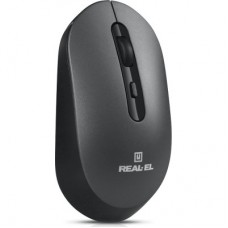 Мышка REAL-EL RM-470W Wireless/Bluetooth Dark Gray (EL123200049) - Фото
