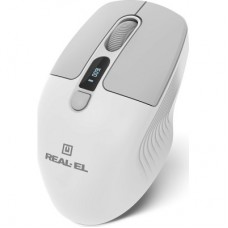 Мышка REAL-EL RM-480W Wireless/Bluetooth White (EL123200050) - Фото