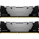 Модуль пам'яті для комп'ютера DDR4 16 GB (2x8GB) 4800 MHz Renegade Black Kingston Fury (ex.HyperX)