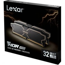 Модуль пам'яті для комп'ютера DDR5 32GB (2x16GB) 6000 MHz Thor Black Lexar (LD5U16G60C38LG-RGD) Модуль пам'яті для комп'ютера DDR5 32GB (2x16GB) 6000 MHz Thor Black Lexar (LD5U16G60C38LG-RGD) - Фото