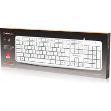 Клавіатура REAL-EL RK-513 USB White (EL123100047) - Фото