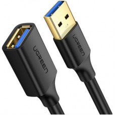 Дата кабель USB 3.0 AM/AF 3.0m US129 Black Ugreen (30127) - Фото
