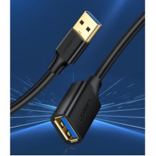 Дата кабель USB 3.0 AM/AF 3.0m US129 Black Ugreen (30127) - Фото