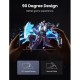 Дата кабель USB 3.0 AM to Type-C 1.0m 60W US385 90-degree Black Ugreen (20299)