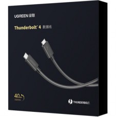 Дата кабель USB-C to USB-C 0.8m USB 4.0 THUNDERBOLTUS501 8K40Gbps Black Ugreen (30389) - Фото