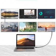 Дата кабель USB-C to USB-C 0.8m USB 4.0 THUNDERBOLTUS501 8K40Gbps Black Ugreen (30389) - Фото