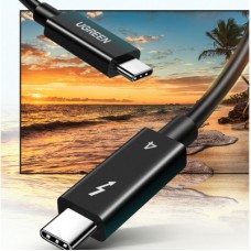 Дата кабель USB-C to USB-C 0.8m USB 4.0 THUNDERBOLTUS501 8K40Gbps Black Ugreen (30389) - Фото