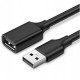Дата кабель USB 2.0 AM/AF 5.0m US103 Black Ugreen (10318)