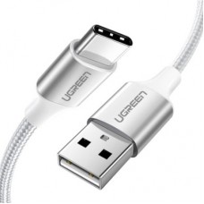 Дата кабель USB 2.0 AM to Type-C 3.0m 3.0A 18W US288 White Ugreen (60409) - Фото
