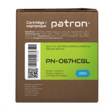 Картридж Patron Canon 067H Cyan Green Label (PN-067HCGL) - Фото