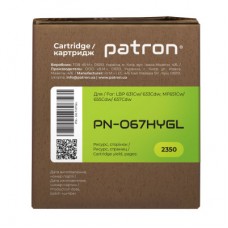 Картридж Patron Canon 067H Yellow Green Label (PN-067HYGL) - Фото