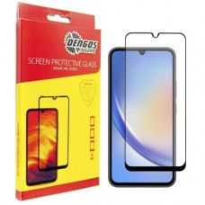 Чохол для мобільного телефона Dengos Kit for Samsung Galaxy A34 5G case + glass (Black) (DG-KM-41) - Фото