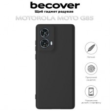 Чохол для мобільного телефона BeCover Motorola Moto G85 Black (712284) - Фото