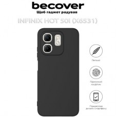 Чохол для мобільного телефона BeCover Infinix Hot 50i (X6531) Black (712497) - Фото
