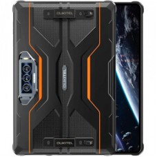Планшет OUKITEL RT8 6/256GB Dual Sim Black-Orange with hand (6931940756396) - Фото