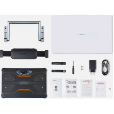 Планшет OUKITEL RT8 6/256GB Dual Sim Black-Orange with hand (6931940756396) - Фото