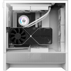 Корпус NZXT H5 Flow Compact All White (CC-H52FW-01) - Фото