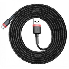 Дата кабель USB 2.0 AM to Micro 5P 1.0m Black-Red Baseus (514488) - Фото