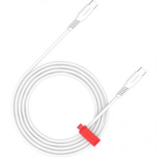 Дата кабель USB-C to USB-C 2.0m CC60SC 60W White Canyon (CNS-CC60SC20W) - Фото
