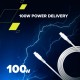 Дата кабель USB-C to USB-C 1.2m CC100SC 100W White Canyon (CNS-CC100SC12W) Дата кабель USB-C to USB-C 1.2m CC100SC 100W White Canyon (CNS-CC100SC12W)