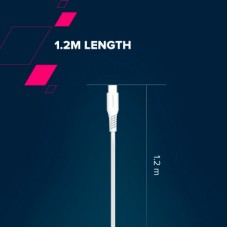 Дата кабель USB-C to Lightning 1.2m CLN30SC C-L 30W White Canyon (CNS-CLN30SC12W) - Фото