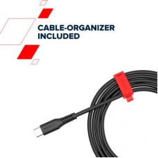 Дата кабель USB-C to USB-C 2.0m CC60SC 60W White Canyon (CNS-CC60SC20W) - Фото