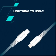 Дата кабель USB-C to Lightning 1.2m CLN30SC C-L 30W White Canyon (CNS-CLN30SC12W) - Фото