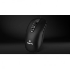 Мышка REAL-EL RM-222 USB Black/Gray (EL123200040) - Фото