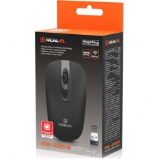 Мышка REAL-EL RM-350W Wireless Black/Gray (EL123200043) - Фото
