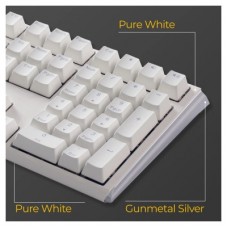 Клавиатура Ducky One 3 Cherry MX Blue RGB UA USB White (DKON2108ST-CUAPXPWWWSC1) - Фото