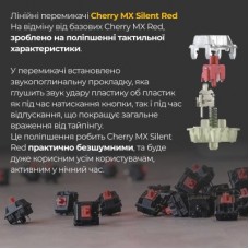 Клавиатура Ducky One 3 TKL Cherry MX Silent Red UA USB Cream (DKON2187-SUAPXМAEGGC1) - Фото