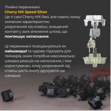 Клавиатура Ducky One 3 Cherry MX Speed Silver UA USB Cream (DKON2108-PUAPXМAEGGC1) - Фото