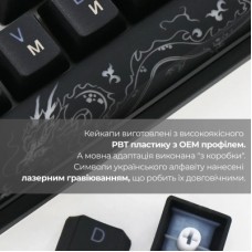 Клавиатура Ducky One 3 Mini Cherry MX Brown RGB UA USB Black (DKON2161ST-BUAPXCLAWSC1) - Фото