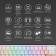 Клавиатура Ducky One 3 Mini Cherry MX Brown RGB UA USB White (DKON2161ST-BUAPXPWWWSC1)