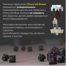 Клавіатура Ducky One 3 SF Cherry MX Brown RGB UA USB Black (DKON2167ST-BUAPXCLAWSC1) - Фото
