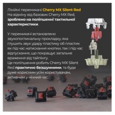 Клавиатура Ducky One 3 Mini Cherry MX Silent Red RGB UA USB White (DKON2161ST-SUAPXPWWWSC1) - Фото