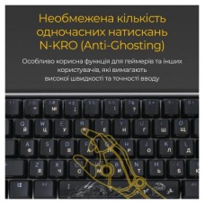 Клавиатура Ducky One 3 Mini Cherry MX Speed Silver RGB UA USB Black (DKON2161ST-PUAPXCLAWSC1) - Фото