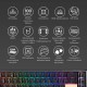 Клавіатура Ducky One 3 SF Cherry MX Brown RGB UA USB Black (DKON2167ST-BUAPXCLAWSC1) Клавіатура Ducky One 3 SF Cherry MX Brown RGB UA USB Black (DKON2167ST-BUAPXCLAWSC1)