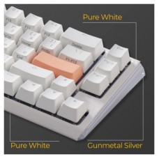 Клавіатура Ducky One 3 SF Cherry MX Brown RGB UA USB White (DKON2167ST-BUAPXPWWWSC1) - Фото
