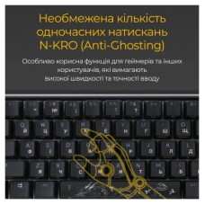 Клавіатура Ducky One 3 SF Cherry MX Red RGB UA USB Black (DKON2167ST-RUAPXCLAWSC1) - Фото