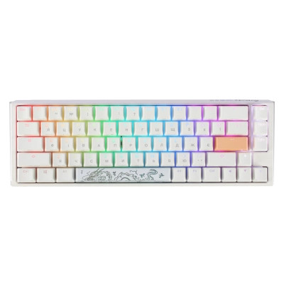Клавіатура Ducky One 3 SF Cherry MX Red RGB UA USB White (DKON2167ST-RUAPXPWWWSC1)