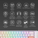 Клавіатура Ducky One 3 SF Cherry MX Red RGB UA USB White (DKON2167ST-RUAPXPWWWSC1) Клавіатура Ducky One 3 SF Cherry MX Red RGB UA USB White (DKON2167ST-RUAPXPWWWSC1)