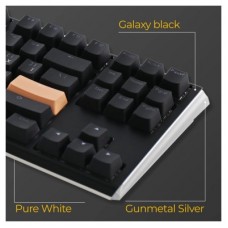 Клавиатура Ducky One 3 TKL Cherry MX Speed Silver RGB UA USB Black (DKON2187ST-PUAPXCLAWSC1) - Фото