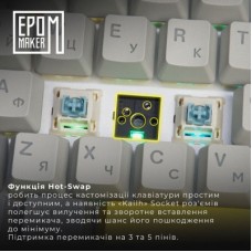 Клавіатура Epomaker EK68 65 Budgerigar V2 Switch Hot-Swap RGB Wireless/Bluetooth/USB UA Black (EK68-B-BV2) - Фото