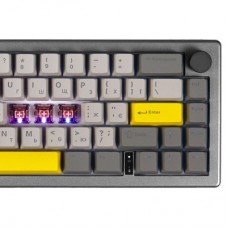 Клавиатура Epomaker EK68 65 Flamingo Switch Hot-Swap RGB Wireless/Bluetooth/USB UA Black (EK68-B-F) - Фото