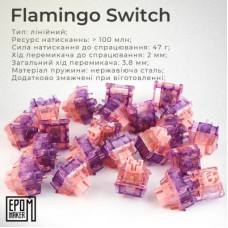 Клавиатура Epomaker EK68 65 Flamingo Switch Hot-Swap RGB Wireless/Bluetooth/USB UA Black (EK68-B-F) - Фото