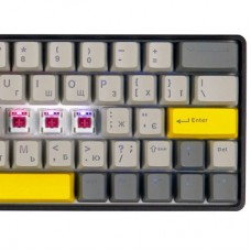 Клавіатура Epomaker EP64 60 Mulan Switch Hot-Swap RGB Wireless/Bluetooth/USB UA Black (EP64-B-M) - Фото