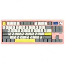 Клавиатура Epomaker Shadow-S TKL Mulan Switch Hot-Swap LCD Screen RGB Wireless/Bluetooth/USB UA Pink Клавиатура Epomaker Shadow-S TKL Mulan Switch Hot-Swap LCD Screen RGB Wireless/Bluetooth/USB UA Pink